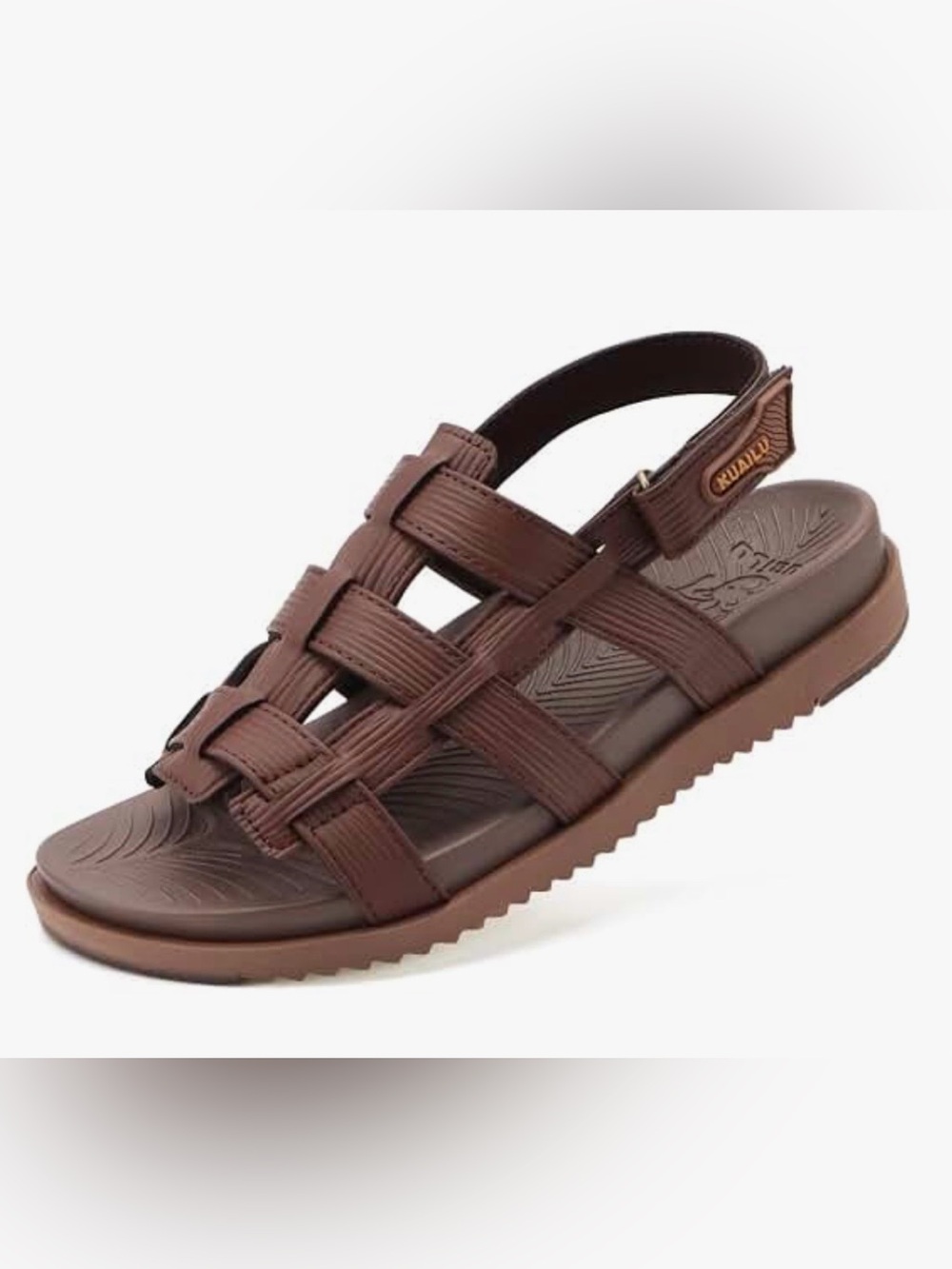 Kuailu Women’s Sandals size 10 Brown Casual Strap Sandals-NEW